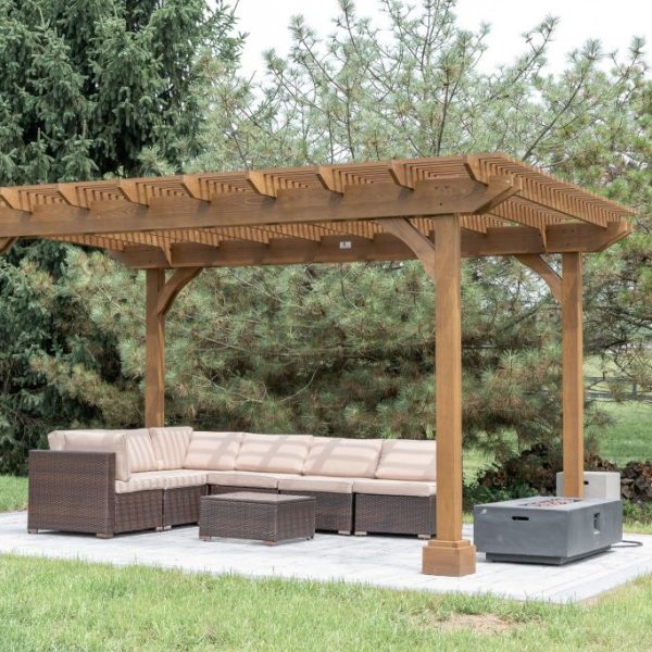 12x16 Cedartone sedona pergola