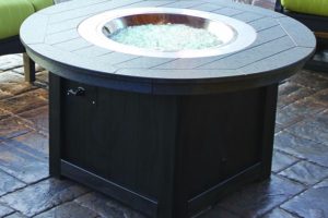 black fire pit