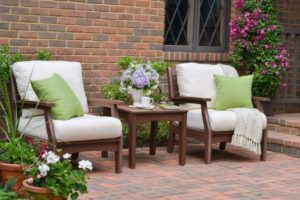 classic terrace chocolate frames sailcloth shell cushions lifestyle