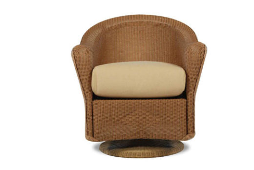 Wicker Swivel Dining Chair