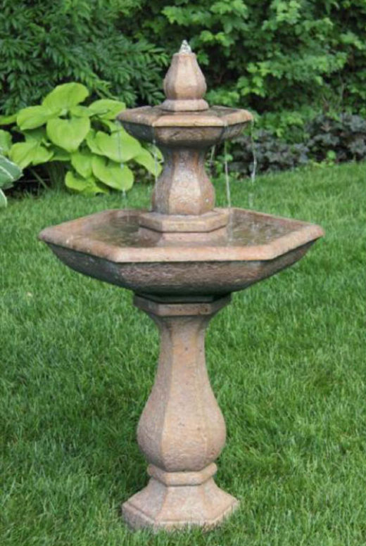 MAS Two Tier Boca Hexagon Fountain