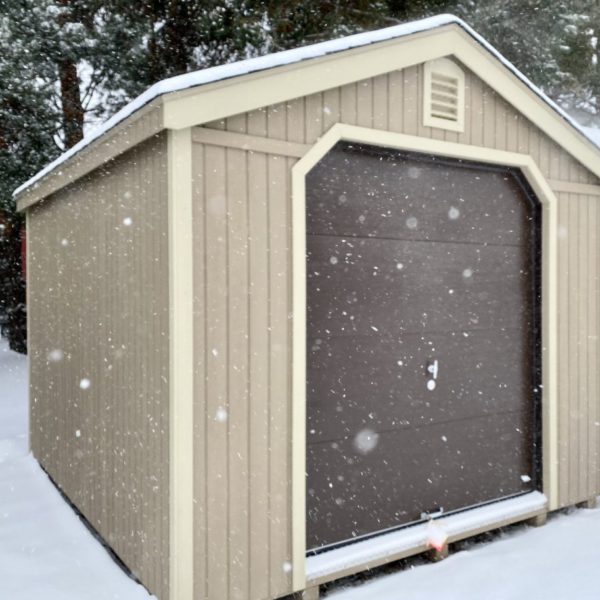 Limited Shed with Garage Door