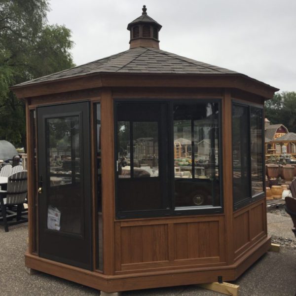Octagon Wood Gazebo Enclosure