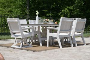 Mayhew Chat Dining Chairs & Mayhew Chat Swivel Rocker Dining Chairs - Seashell