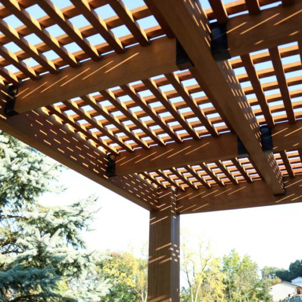 Vineyard Pergola full lattice