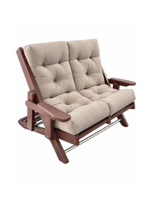 Siesta High Back Folding Loveseat