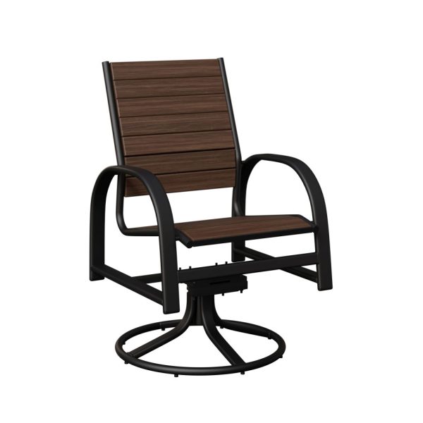 Murphy poly swivel dining chair
