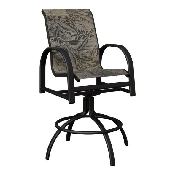 Murphy sling swivel bar chair