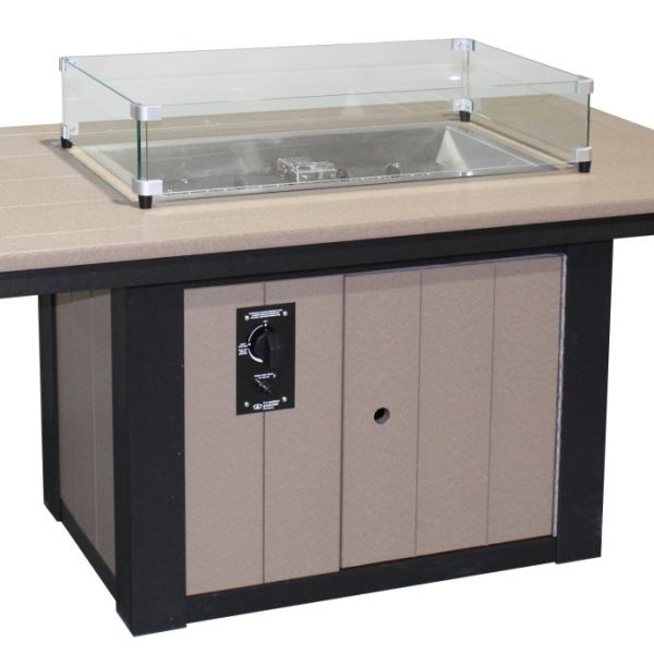 Skyline rect firepit